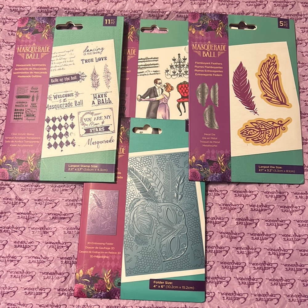 Crafters Companion “Masquerade Ball” collection